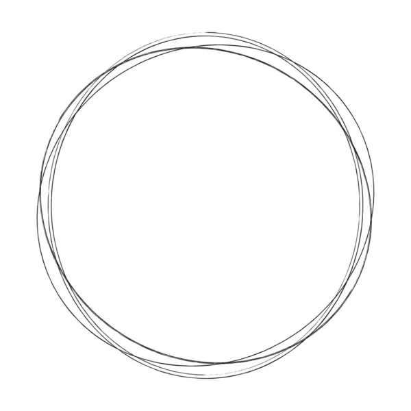 Abstract Willekeurige Cirkels Geometrisch Cirkelvormig Element — Stockvector