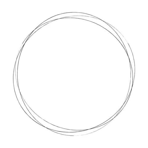 Abstrakt Slumpmässiga Cirklar Geometriskt Cirkulärt Element — Stock vektor