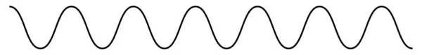 Ondulado Acenando Linha Crisscross Ziguezague Elemento Listra Ilustração Vetor Estoque — Vetor de Stock