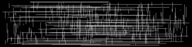 Şebeke, rastgele çizgiler. Parçacık, ızgara, çapraz desen, doku. Kesişen çizgiler - stok vektör illüstrasyonu, klip- sanat grafikleri