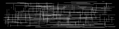 Şebeke, rastgele çizgiler. Parçacık, ızgara, çapraz desen, doku. Kesişen çizgiler - stok vektör illüstrasyonu, klip- sanat grafikleri