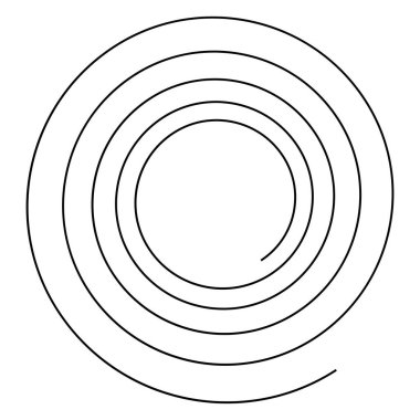 Spire, spiral, twirl ve girdap vektör tasarım elementi