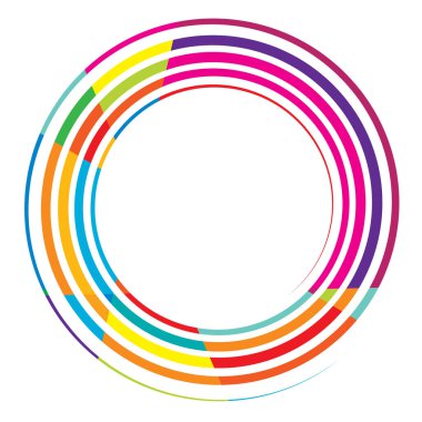 Spire, spiral, twirl ve girdap vektör tasarım elementi