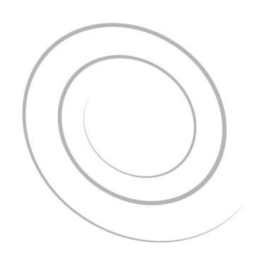 Spire, spiral, twirl ve girdap vektör tasarım elementi