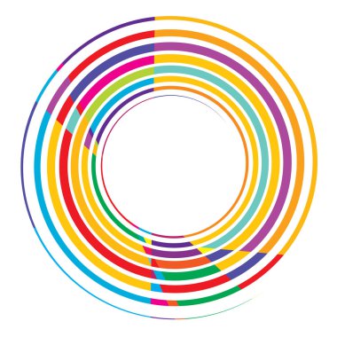 Spire, spiral, twirl ve girdap vektör tasarım elementi