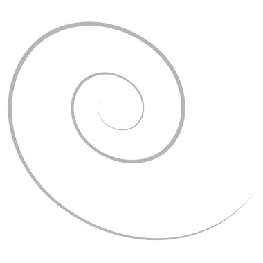 Spire, spiral, twirl ve girdap vektör tasarım elementi