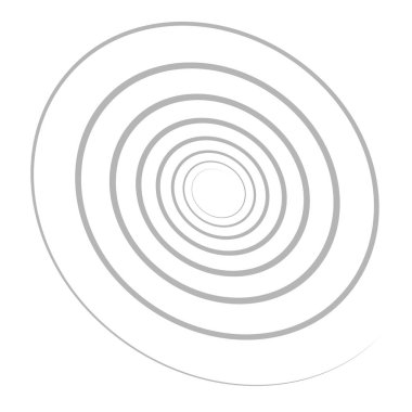 Spire, spiral, twirl ve girdap vektör tasarım elementi