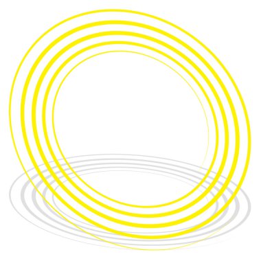 Spire, spiral, twirl ve girdap vektör tasarım elementi