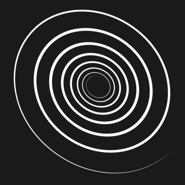 Spire, spiral, twirl ve girdap vektör tasarım elementi