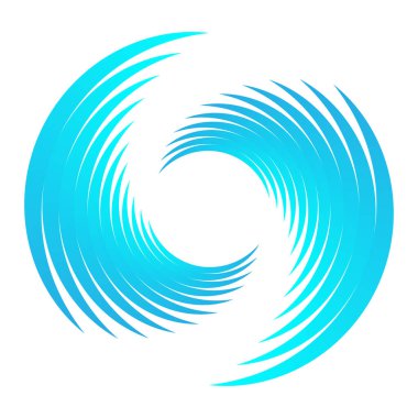 Spiral tasarım elemanı. Döndür, döndür, döndür.