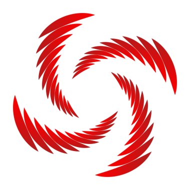 Spiral tasarım elemanı. Döndür, döndür, döndür.