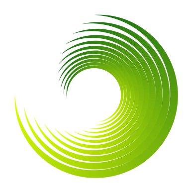 Spiral tasarım elemanı. Döndür, döndür, döndür.