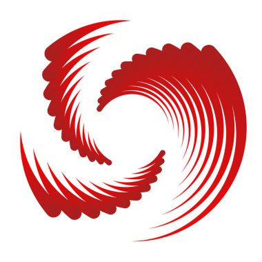 Spiral tasarım elemanı. Döndür, döndür, döndür.