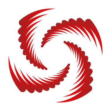 Spiral tasarım elemanı. Döndür, döndür, döndür.