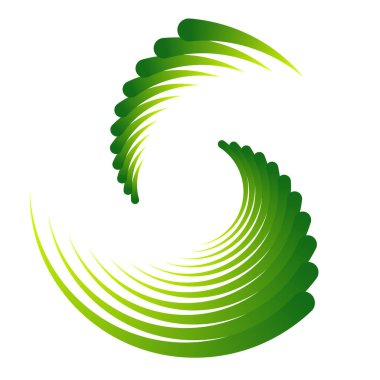 Spiral tasarım elemanı. Döndür, döndür, döndür.