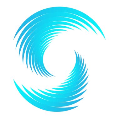 Spiral tasarım elemanı. Döndür, döndür, döndür.