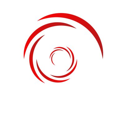 Spiral tasarım elemanı. Döndür, döndür, döndür.