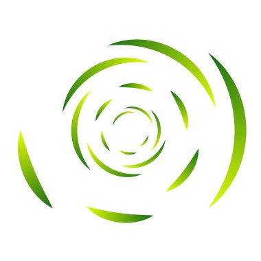 Spiral tasarım elemanı. Döndür, döndür, döndür.