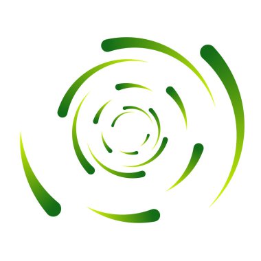 Spiral tasarım elemanı. Döndür, döndür, döndür.