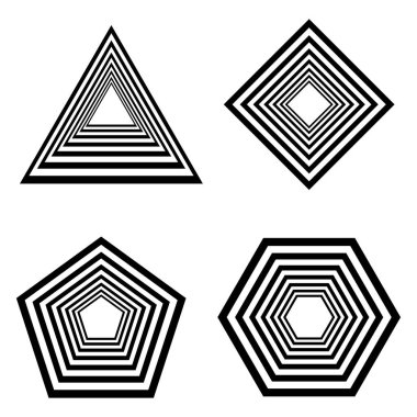 İşlem sanatı, geometrik element, şekil