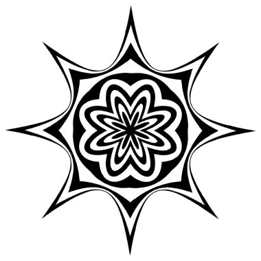 Op-art, görsel sanat soyut geometri elementi