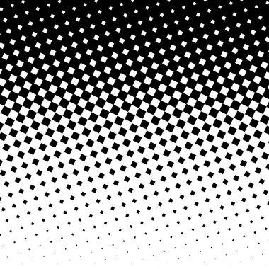 Damalı, yarım ton kare. Kare fayanslar mozaik soyut geometrik tasarım ögesi - stok vektör illüstrasyonu, klip-sanat grafikleri