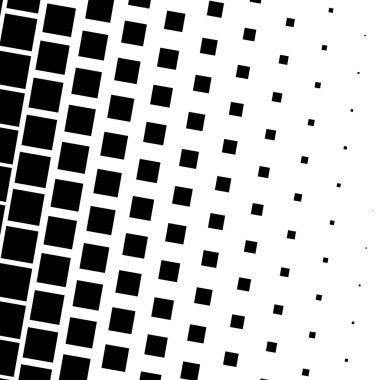 Damalı, yarım ton kare. Kare fayanslar mozaik soyut geometrik tasarım ögesi - stok vektör illüstrasyonu, klip-sanat grafikleri