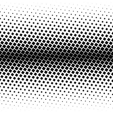 Damalı, yarım ton kare. Kare fayanslar mozaik soyut geometrik tasarım ögesi - stok vektör illüstrasyonu, klip-sanat grafikleri