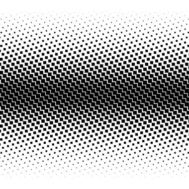 Damalı, yarım ton kare. Kare fayanslar mozaik soyut geometrik tasarım ögesi - stok vektör illüstrasyonu, klip-sanat grafikleri
