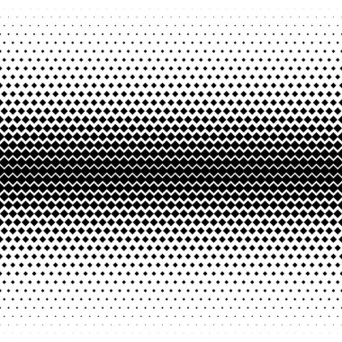 Damalı, yarım ton kare. Kare fayanslar mozaik soyut geometrik tasarım ögesi - stok vektör illüstrasyonu, klip-sanat grafikleri