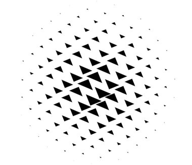 Üçgen yarım ton dokusu, desen. Geometrik, açısal vektör tasarım ögesi, illüstrasyon - stok vektör illüstrasyonu, klip- sanat grafikleri