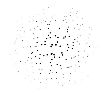 Rastgele daireler, yarım tonlu noktalar. Noktacı, noktacılık geçmişi. Noktalı ve noktalı doku.