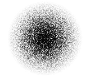 Rastgele daireler, yarım tonlu noktalar. Noktacı, noktacılık geçmişi. Noktalı ve noktalı doku.