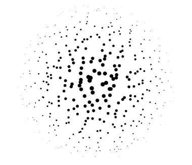 Rastgele daireler, yarım tonlu noktalar. Noktacı, noktacılık geçmişi. Noktalı ve noktalı doku.