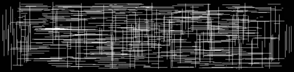 그리드 라인의 스크래치 교차하는 그래픽 — 스톡 벡터