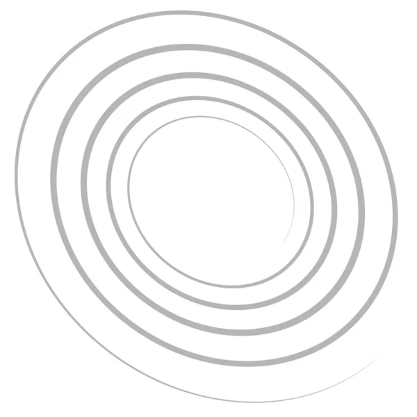 Elemento Diseño Vectores Espiral Espiral Giro Remolino — Vector de stock