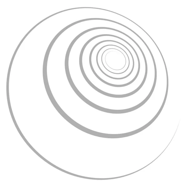 Elemento Diseño Vectores Espiral Espiral Giro Remolino — Archivo Imágenes Vectoriales