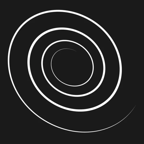 Шпиль Спіраль Вихор Вихор Векторний Елемент Дизайну — стоковий вектор