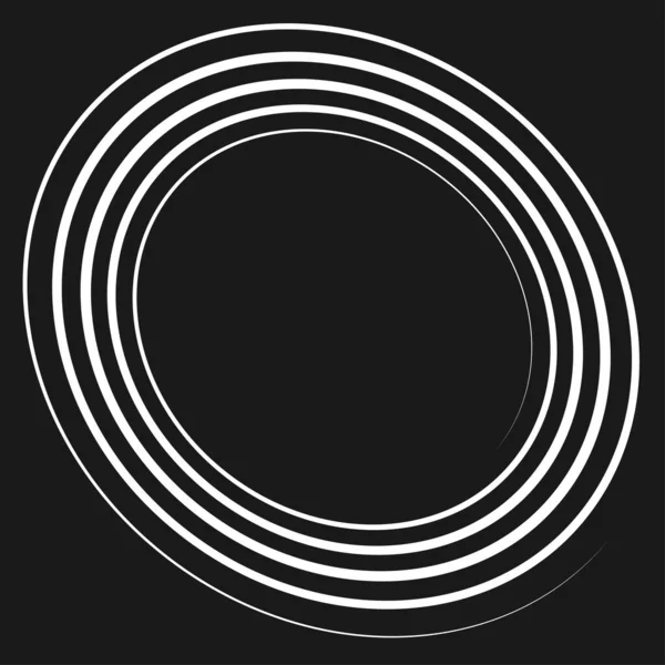 Spire Spirale Tourbillon Tourbillon Vecteur Élément Conception — Image vectorielle