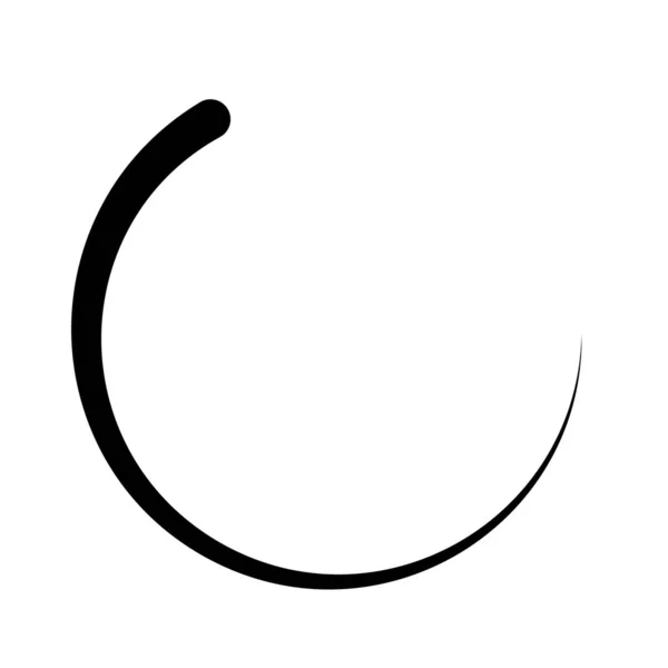 Spirales Gestaltungselement Wirbel Wirbel Wirbel — Stockvektor