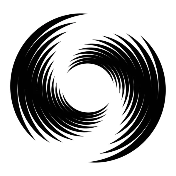 Spiral Design Element Swirl Twirl Whirl Illustration — Stock Vector