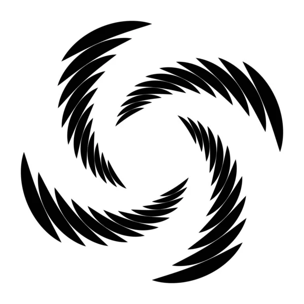 Spiral Design Element Snurra Snurra Virvla Illustration — Stock vektor