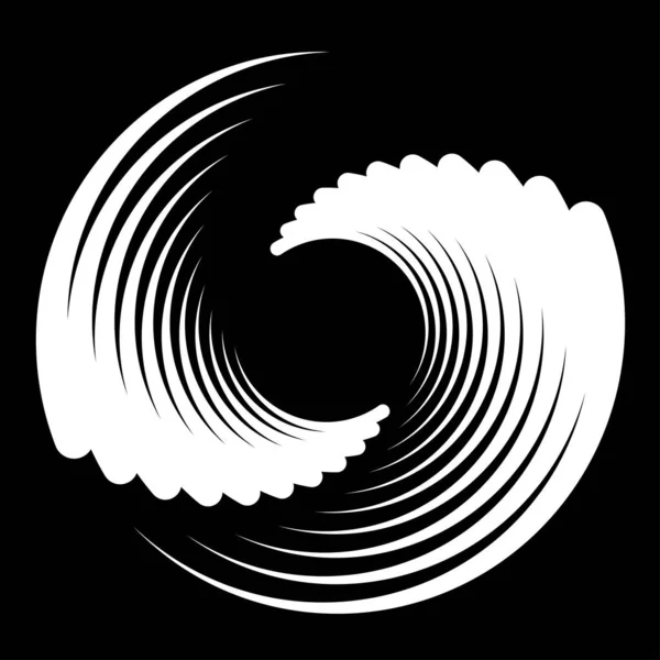 Spiral Design Element Snurra Snurra Virvla Illustration — Stock vektor