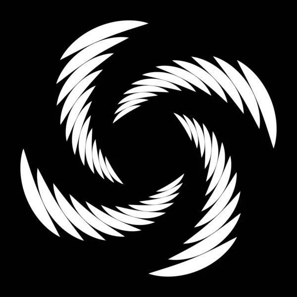 Спіральний Елемент Дизайну Вихор Вихор Вихор Ілюстрація — стоковий вектор