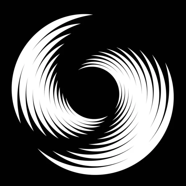 Élément Conception Spirale Tourbillon Tourbillon Tourbillon Illustration — Image vectorielle