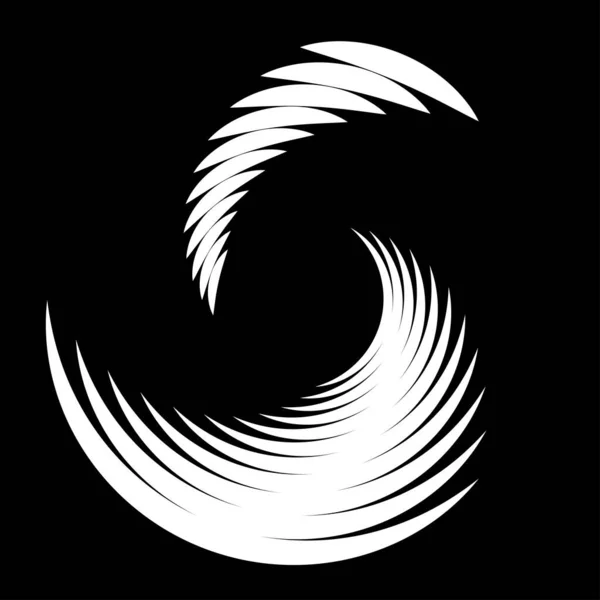 Spiral Design Element Snurra Snurra Virvla Illustration — Stock vektor