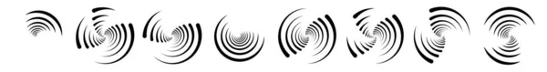 Elemento Diseño Espiral Remolino Giro Giro Ilustración Stock Vector Ilustración — Archivo Imágenes Vectoriales