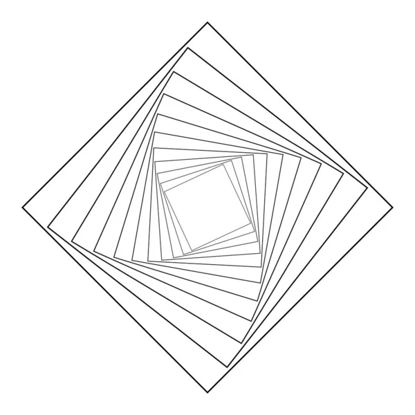 Art Elemento Geometrico Forma — Vettoriale Stock