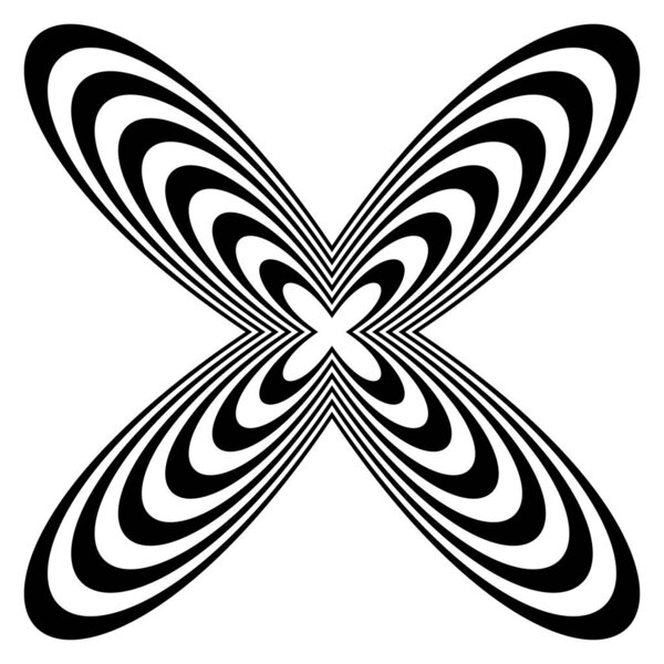 Оп-арт, элемент абстрактной геометрии визуального искусства