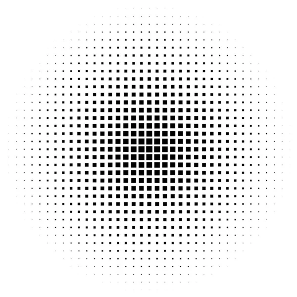 Karo Quadratisch Halbton Quadratische Fliesen Mosaik Abstrakte Geometrische Design Element — Stockvektor